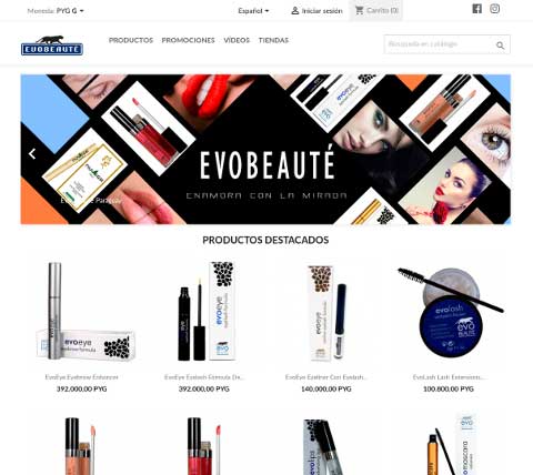My projects - Evo Beauté (2018)